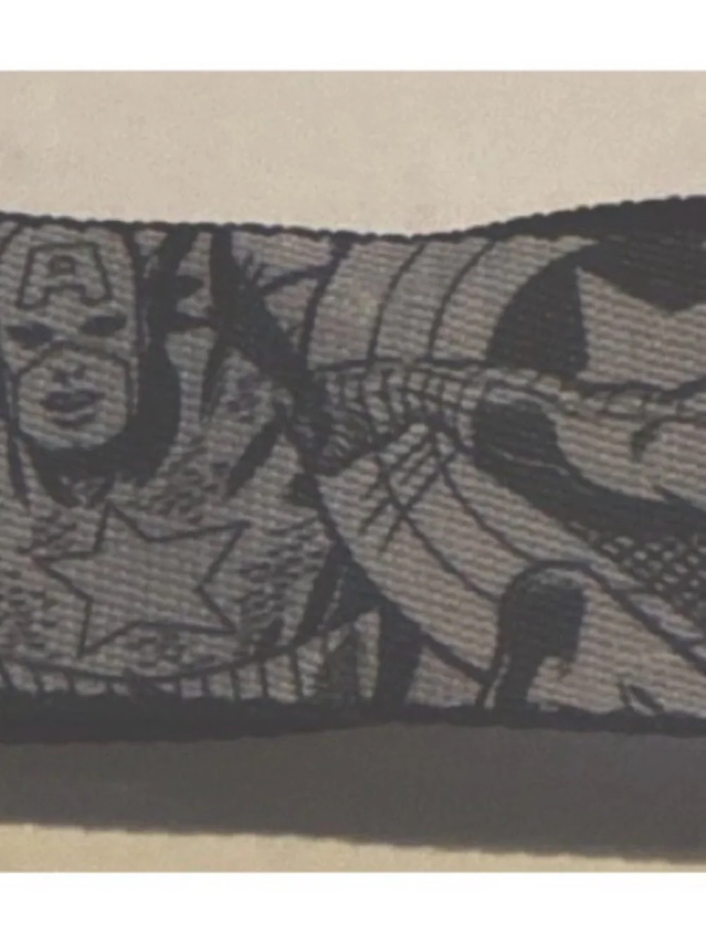 Buckle-Down Marvel Comics Black & Gray Superhero Dog Collar